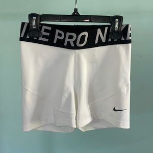 White Nike Pros